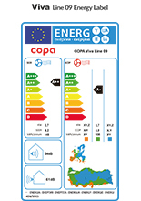 Enerji Etiketi - COPA Viva Line 9.000 BTU
