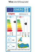 Enerji Etiketi - COPA Viva Line 12.000 BTU