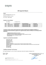 Trion S AB Uygunluk Beyanı