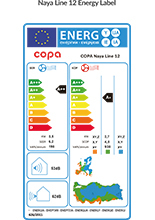 Enerji Etiketi - COPA Naya Line 12.000 BTU