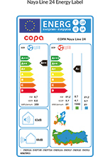 Enerji Etiketi - COPA Naya Line 24.000 BTU